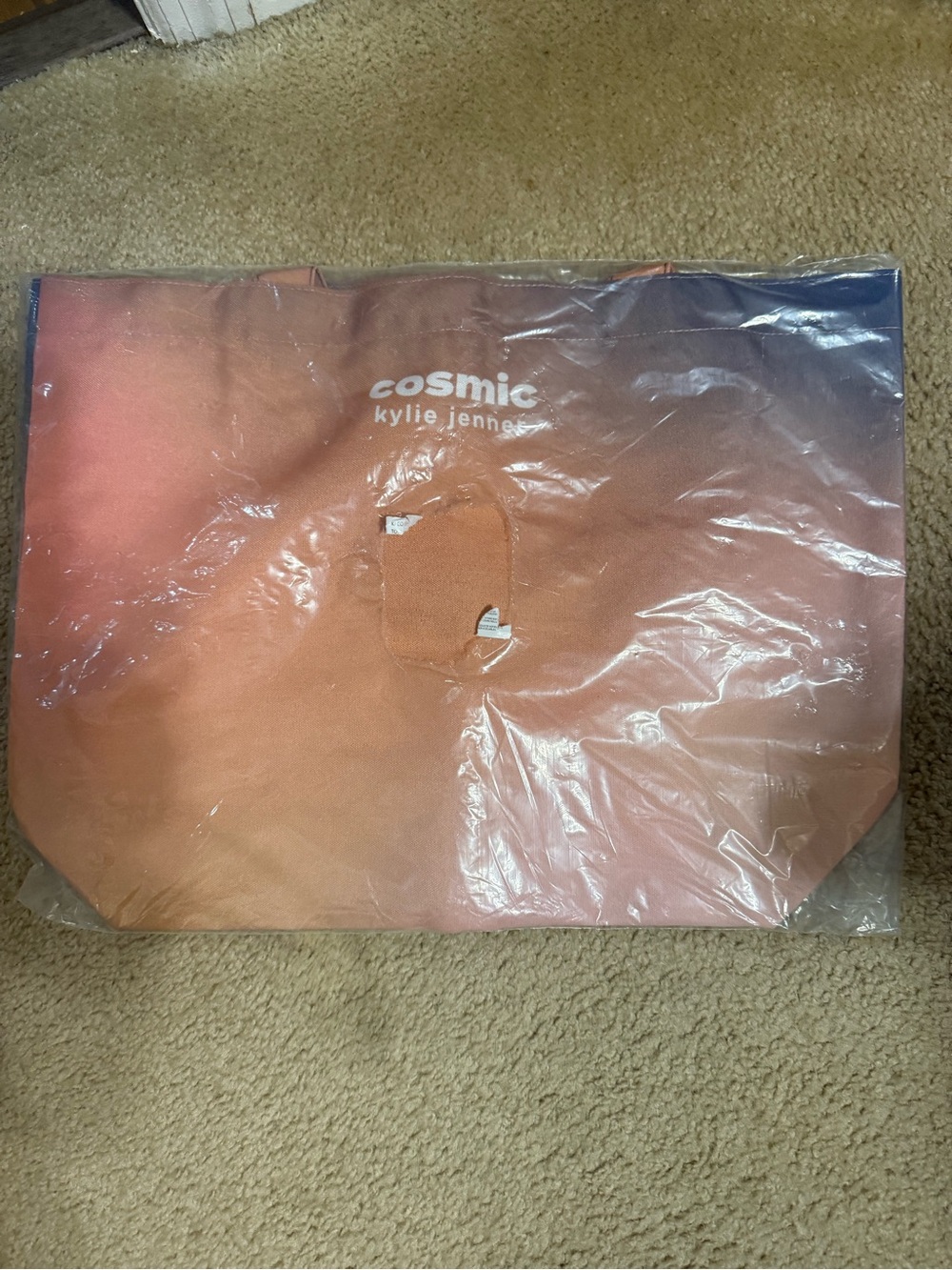 Kylie Cosmetics Cosmic Coral Tote Bag
